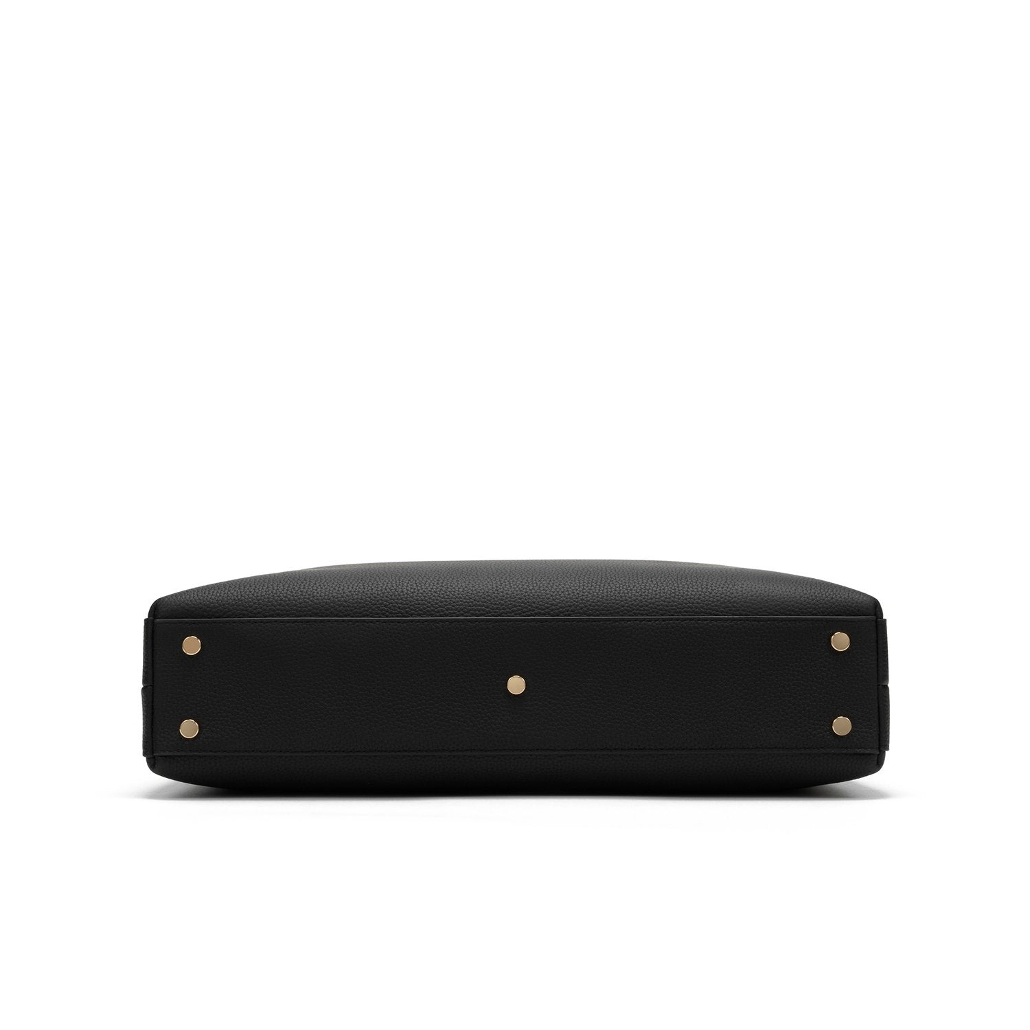 Evelyn Genuine Leather Handbag (Black)