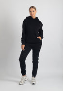 Harper Branded Hoodie (Black)