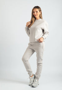 Harper Branded Sweatshirt (Stone)