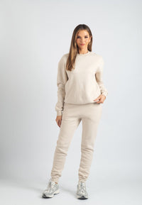 Harper Branded Sweatshirt (Beige)