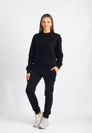 Harper Branded Sweatshirt (Black)