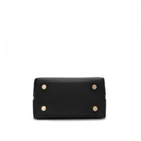 Selma Genuine Leather Handbag (Black)