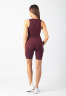 Serenita Shorts 8" (Burgundy)