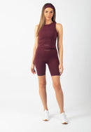 Serenita Shorts 8" (Burgundy)